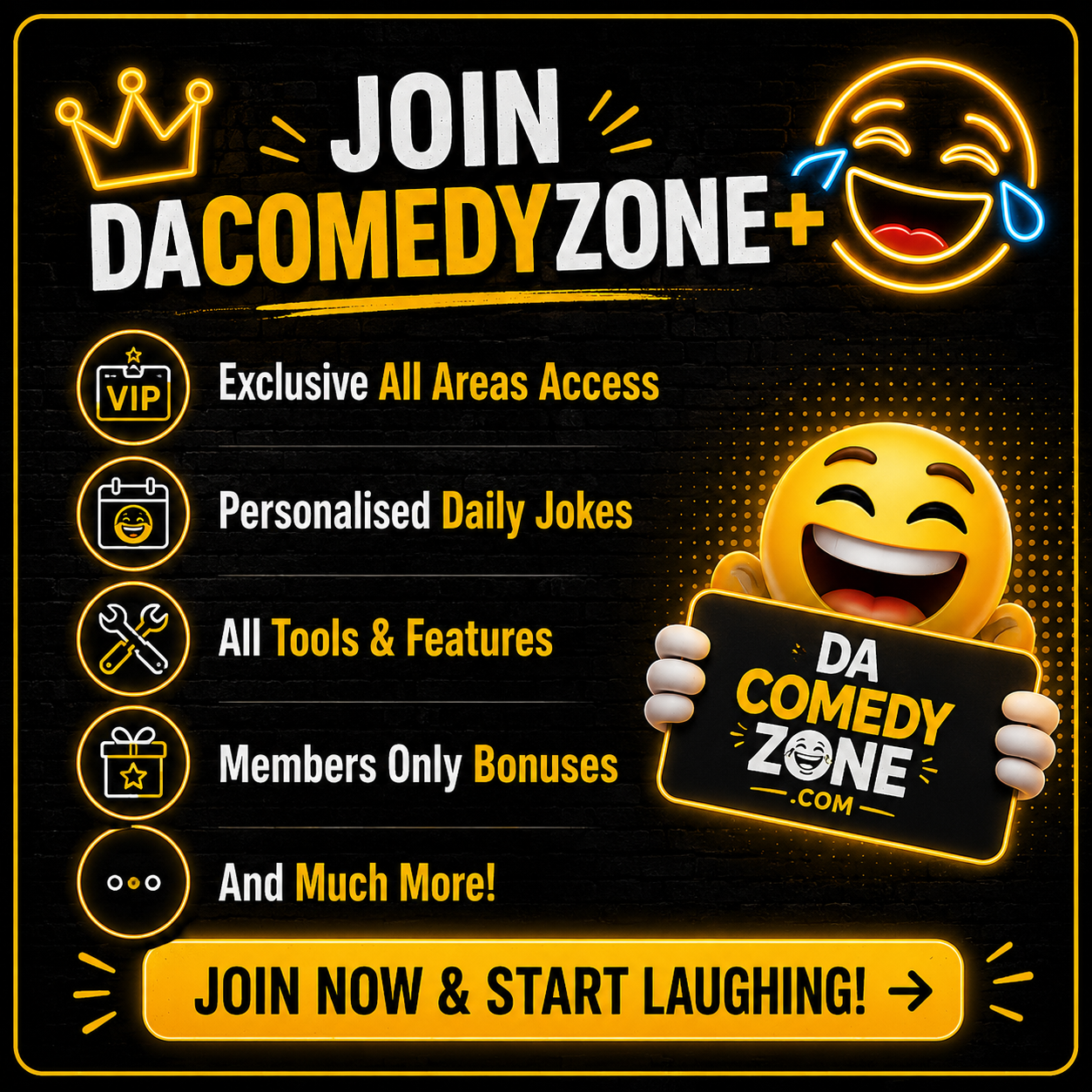 Join DaComedyZone+